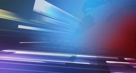 Abstract digital background design with light and binary codes concept seri.. Stock Illustration