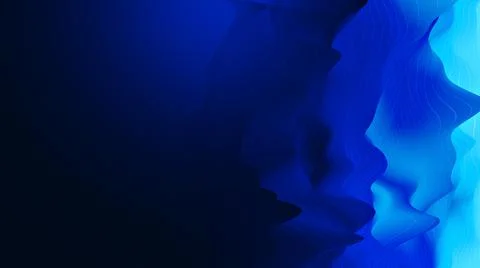 Abstract digital background with dynamic waves, line. Stock Illustration