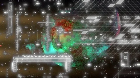 Abstract digital background of engineering education. Stock Footage 77524165