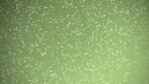 An abstract digital background features a dynamic network of luminous green and Stock Footage 344240826