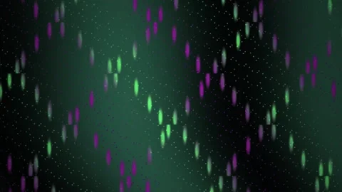 Abstract Digital Background Featuring Animated Glowing Geometric Light Patt.. Stock Footage 340488807