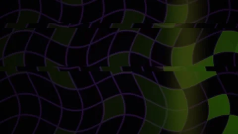Abstract Digital Background Featuring Animated Green Geometric Grid Pattern. Stock Footage 341776910