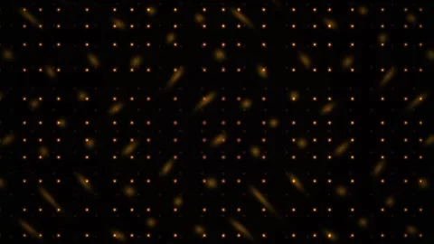 Abstract Digital Background Featuring Floating Golden Particles and Geometr.. Stock Footage 341807451