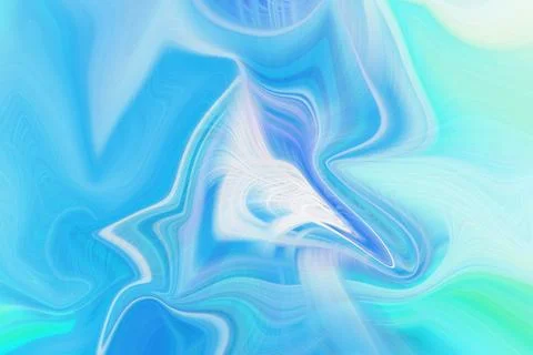 Abstract digital background featuring flowing smooth liquid lines in vibrant Illustrazione stock