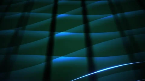 Abstract Digital Background Featuring Glowing Blue Light Waves and Dark Geo.. Stock Footage 341777087