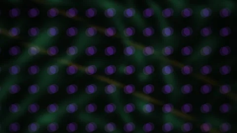 Abstract Digital Background Featuring Glowing Purple Dots and Dynamic Green.. Stock Footage 341777373