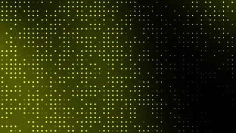 Abstract digital background featuring a gradient of green and yellow dotted Stock Footage 309897636