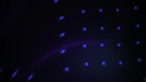 Abstract Digital Background Featuring Pulsing Blue Light Patterns and Geome.. Stock Footage 340489801