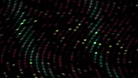 Abstract Digital Background Featuring Pulsing Neon Light Patterns and Geome.. Stock Footage 340490640