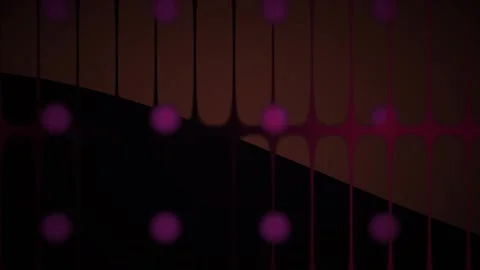 Abstract Digital Background Featuring Pulsing Neon Purple Lights and Vertic.. Stock Footage 340490681