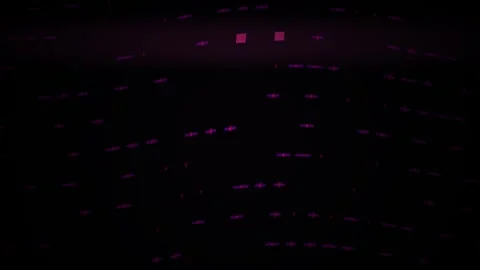 Abstract Digital Background Featuring Pulsing Neon Geometric Shapes and Dat.. Stock Footage 341778100