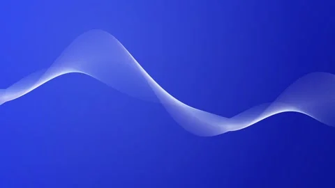 An abstract digital background featuring a smooth white flowing wave line d.. Stock Footage 346981260