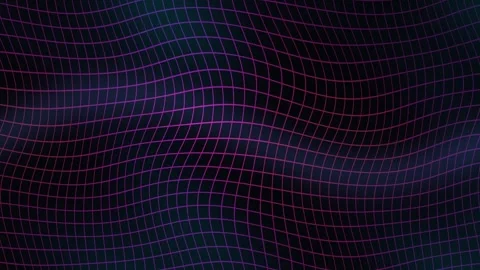 Abstract digital background featuring a vibrant glowing pink grid pattern d.. Stock Footage 347244143