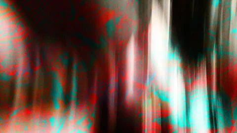 Abstract digital background featuring vibrant red and turquoise wavy patterns Stock Illustration