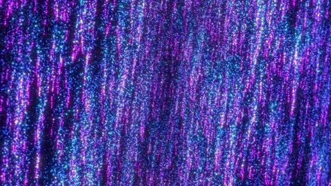 Abstract digital background with flying glowing neon particles. Movement of a Stock Footage 325988489