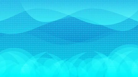 Abstract Digital Background with Geometric Shapes and Binary Code Elements Stock Illustration