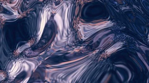 Abstract digital background with glitchy glossy surface Stock Illustration