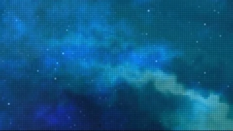 Abstract digital background with glowing blue neon lights Stock Footage 252274267