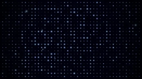 Abstract Digital Background with Glowing Blue Dots and Shimmering Particles on Stock Footage 346217902