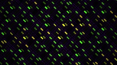 Abstract digital background with glowing green light patterns moving across.. Stock Footage 334443001