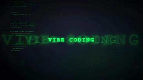 Abstract Digital Background with Glowing Green Coding Text and Scrolling Stock Footage 336776071