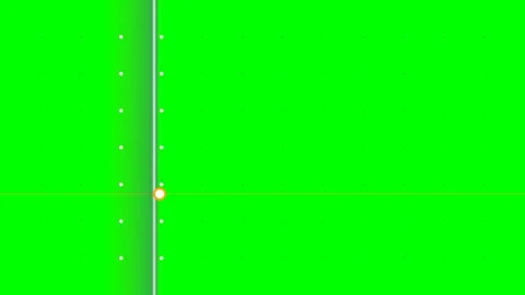 Abstract digital background with a glowing light dot on a green grid Stock Footage 340267695