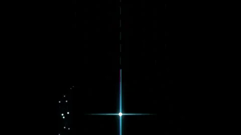 Abstract digital background with glowing light streaks and connected data p.. Видео 343611633