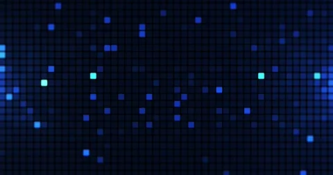 Abstract digital background with glowing neon lights, futuristic cyberspace Stock Footage 246867399