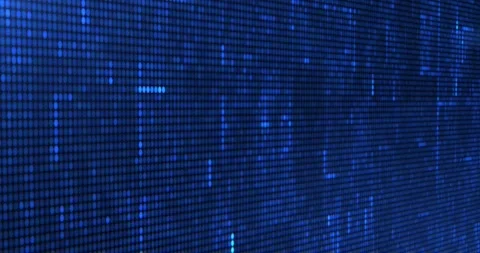 Abstract digital background with glowing neon lights, futuristic cyberspace. Stock Footage 251000314