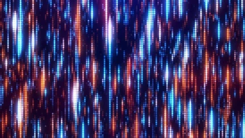 Abstract digital background with glowing neon lights, futuristic cyberspace. Stock Footage 251802463