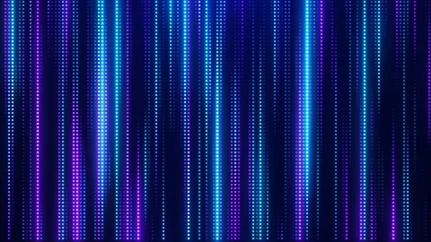 Abstract digital background with glowing neon lights, futuristic cyberspace. Stock Footage 252274624