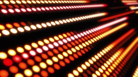 Abstract digital background with glowing neon lights Stock Footage 260400682