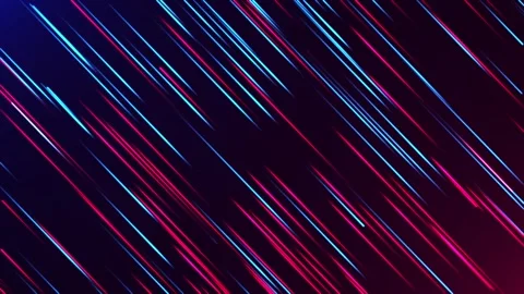 Abstract digital background with glowing neon particle lines Stock Footage 263972731