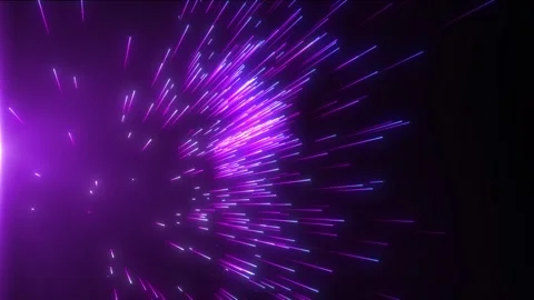 Abstract digital background with glowing neon particles or bright rays Stock Footage 286431964