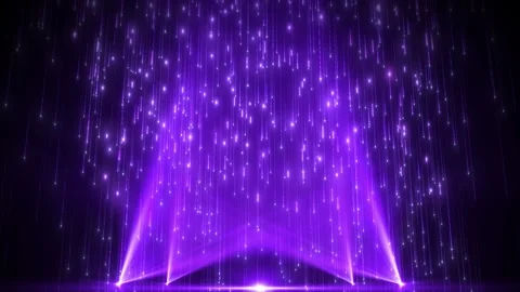 Abstract digital background with glowing neon particles or bright rays Stock Footage 289877061