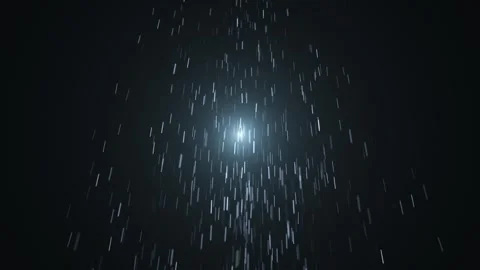 Abstract digital background with glowing neon particles flying upwards. Stock Footage 311999218