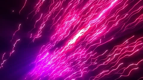 Abstract digital background with glowing neon particles flying upwards. Stock Footage 311999609