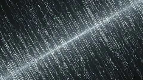 An abstract digital background with glowing neon particles and lines flying Stock Footage 318722236