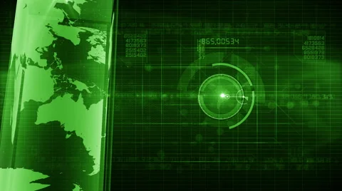 Abstract digital background GREEN Video stock 47256335