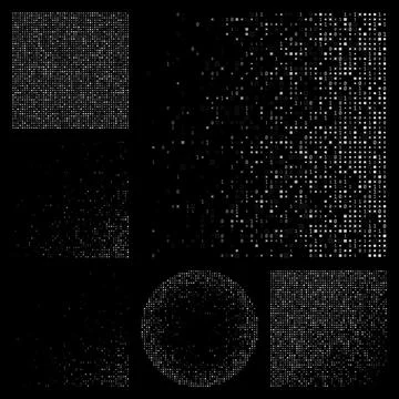Abstract digital background. Grey color theme backgrounds. Gradiented geome.. Illustrazione stock