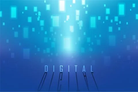 Abstract digital background Stock-Illustration