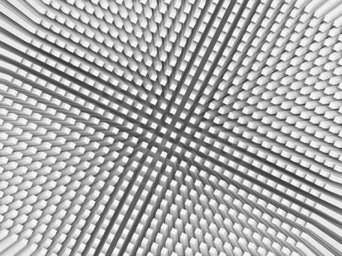 Abstract digital background with invert perspective pattern Stock Illustration