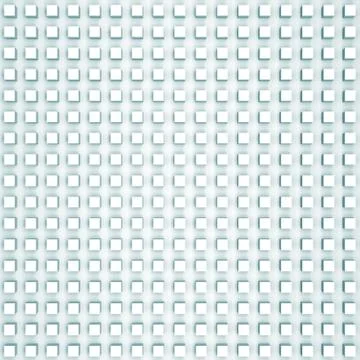 Abstract digital background with light blue relief cubes pattern Stock Illustration