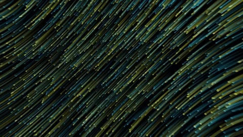 Abstract digital background light speed space green glowing lines neon lights Stock Footage 299997993