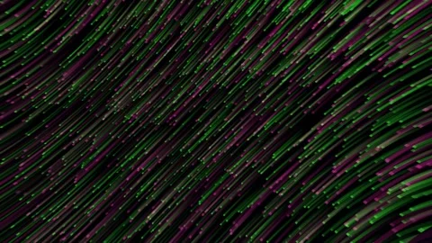 Abstract digital background light speed space red and green glowing lines blue Stock Footage 299997998