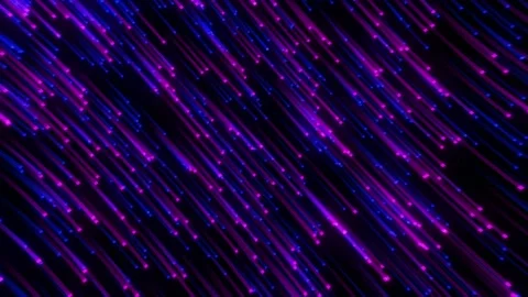 Abstract digital background light speed space neon purple particles background, 库存影片 299998665