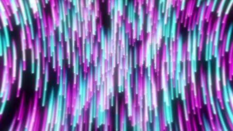 Abstract digital background light speed space, purple rays falling meteor Video stock 299999049