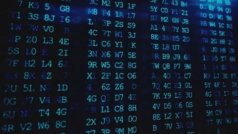 Abstract digital background, machine code. Stock Footage 81254984