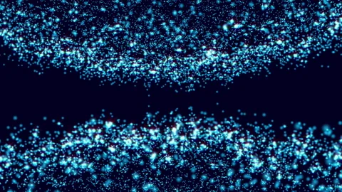 Abstract digital background with moving and flicker particles. Stock Footage 87456880