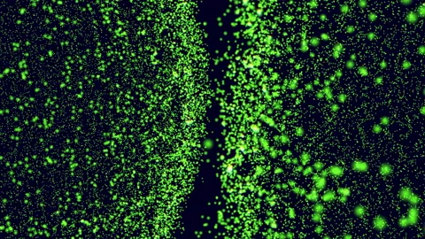 Abstract digital background with moving and flicker particles. Stock Footage 87457792